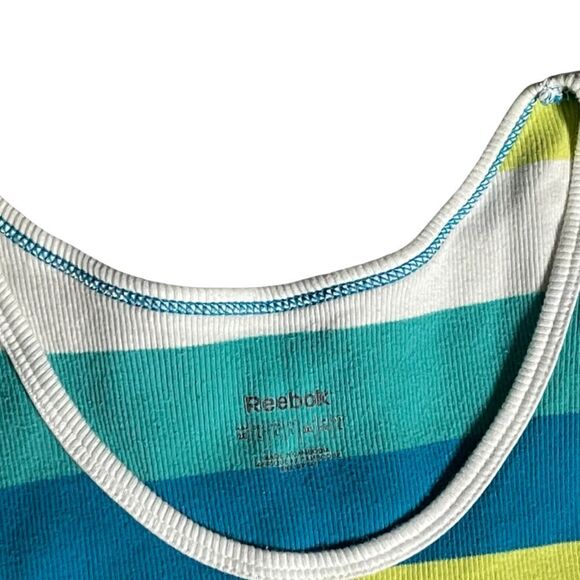 REEBOK Striped Tank Top-L - Picture 2 of 5